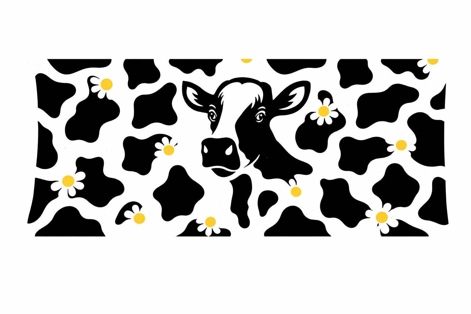 Cow & Cow Print #FAR028