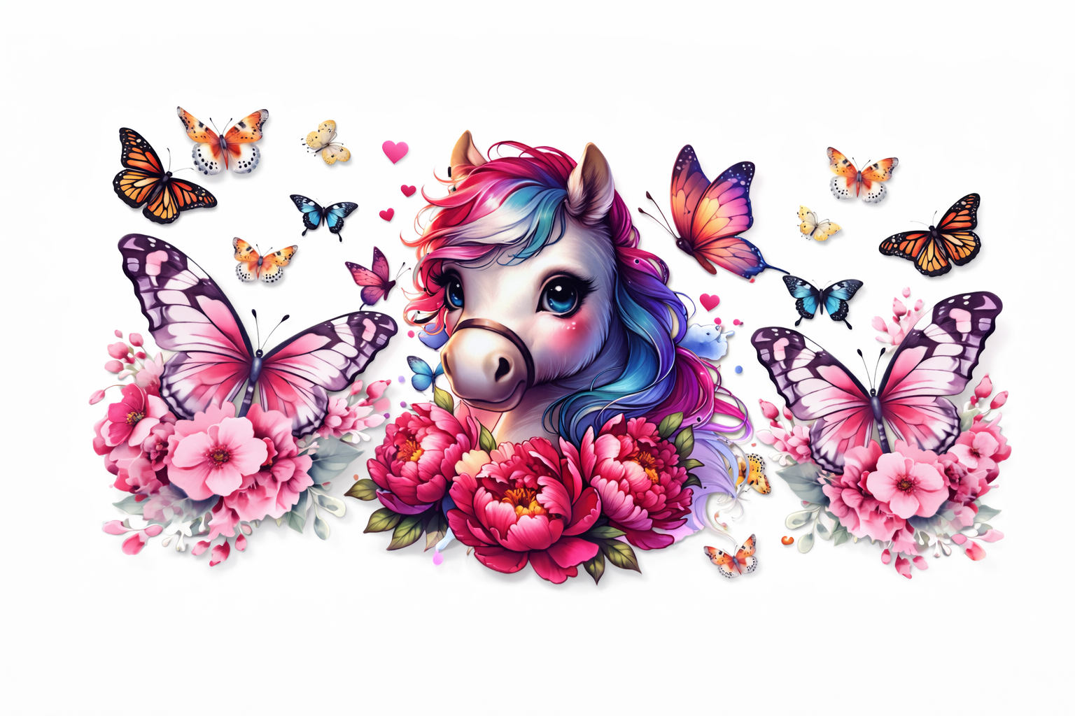 Pony & Butterflies #FAR007