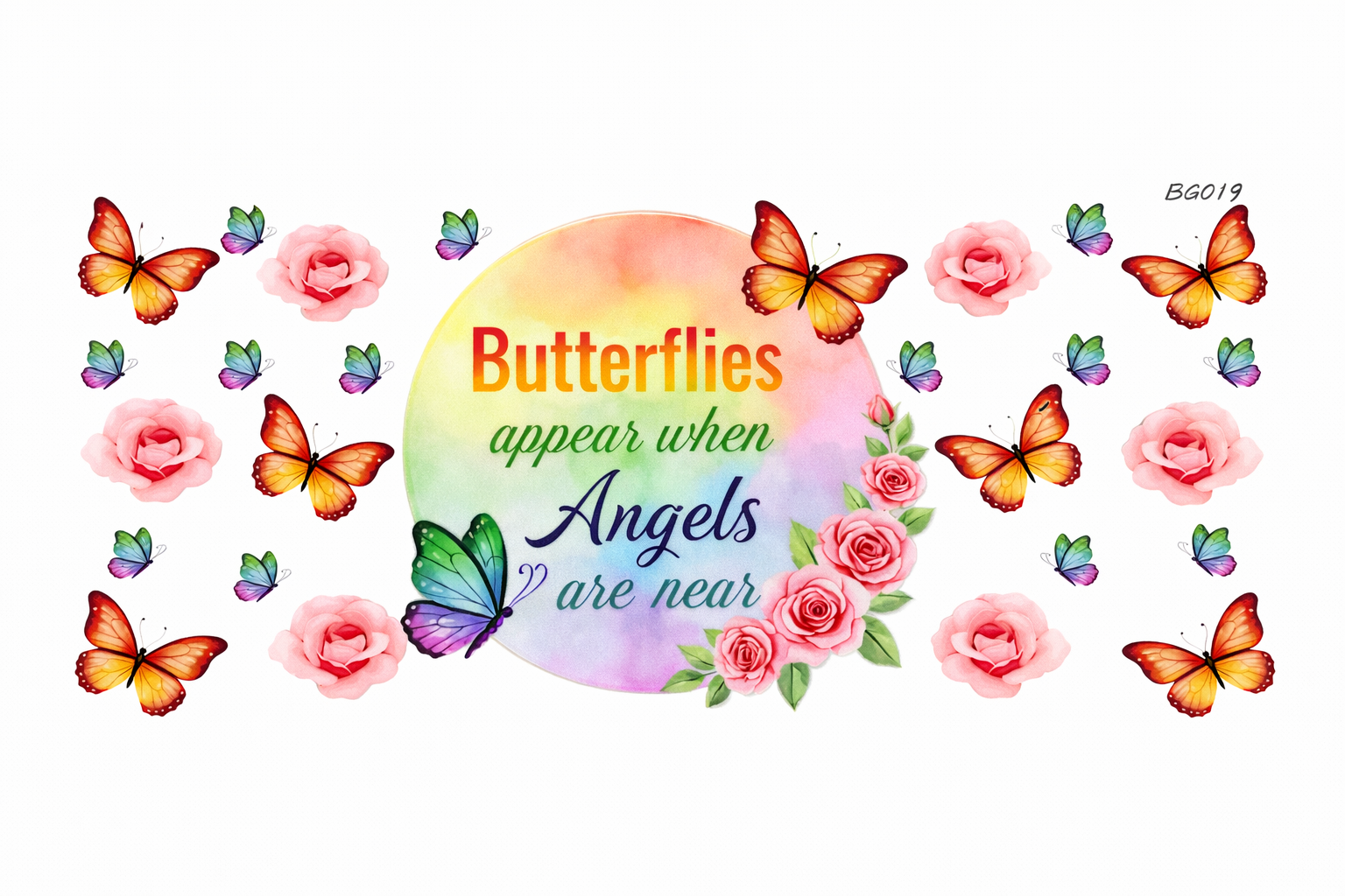Butterflies Appear When Angles Are Near #BG019