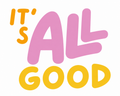 It’s All Good Glitter Clear Film Screen Print Transfer CF-QA10