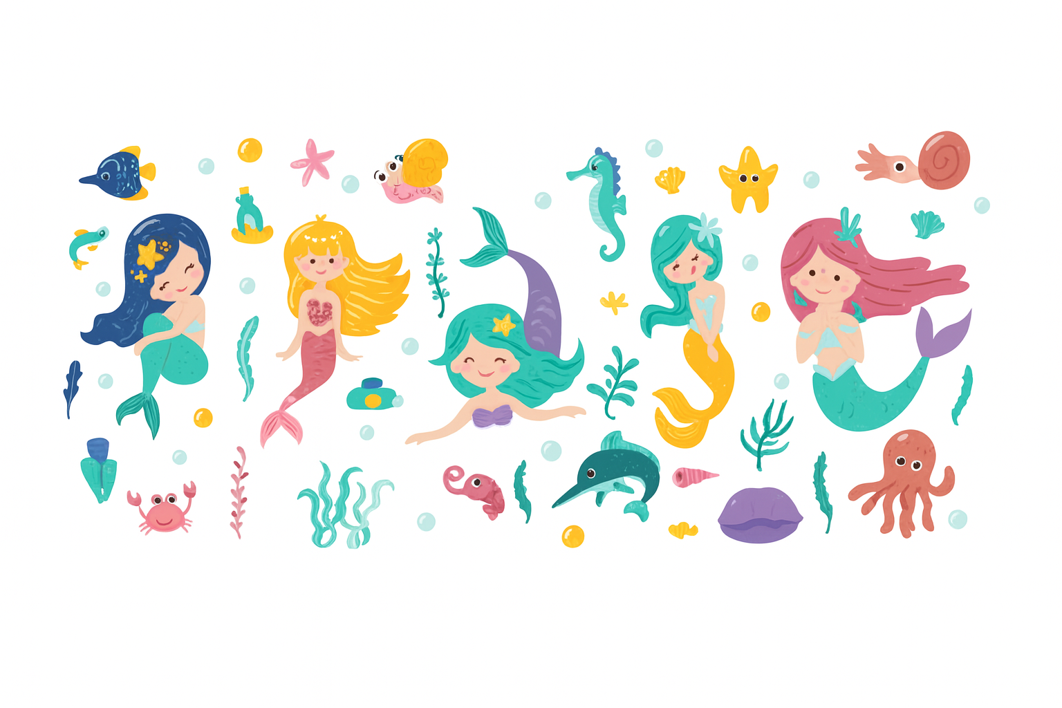 Mermaids B. #SEA064