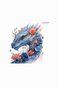 Light Blue Dragon #FAN060