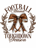 Football Mama… Glitter Clear Film Screen Print Transfer CF-SPT03