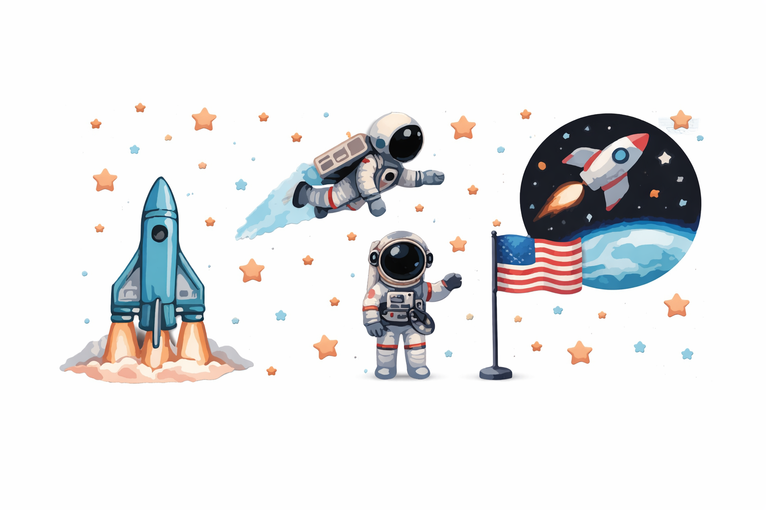 Astronauts In Space #GX007