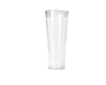 24oz Acrylic Customizable Snow Globe Tumbler Cup