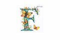 “F” Butterfly Garden Alphabet #AI058 - M