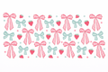 Pastel Green/Pink Gingham Bows #BWS020