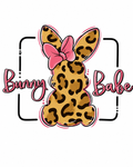 Bunny Babe Clear Film Screen Print Transfer CF-EA01