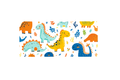 Colorful Dinosaurs #KID040