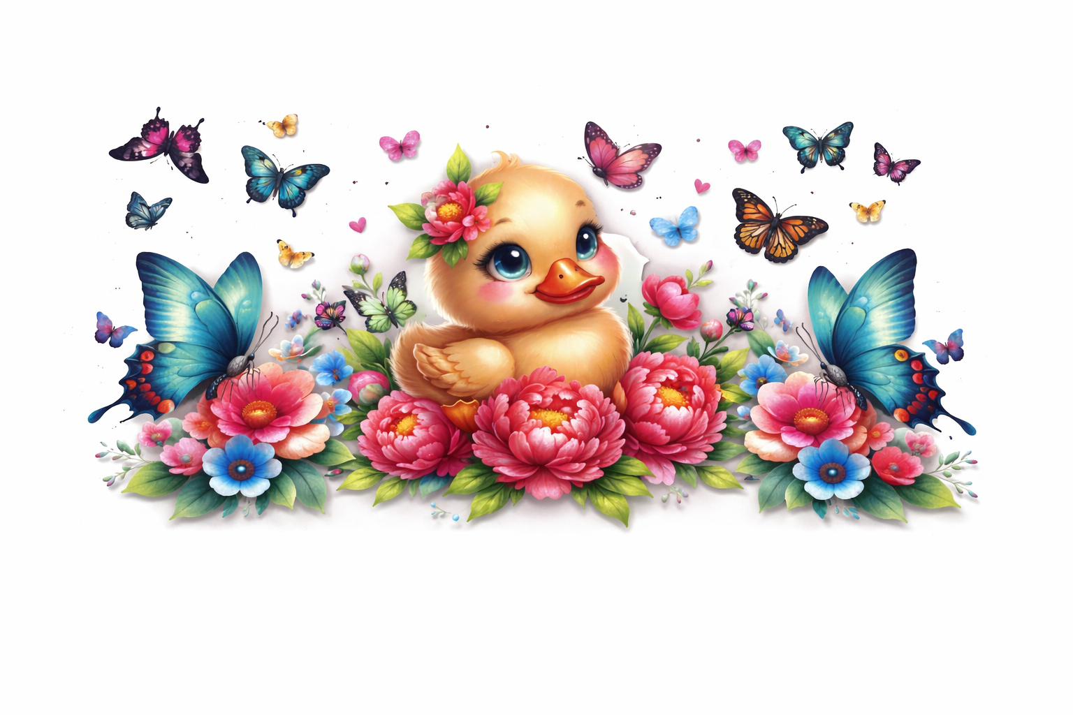 Chick & Butterflies #FAR011