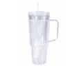 30oz Acrylic Customizable Snow Globe Tumbler Cup With Handle (Copy)