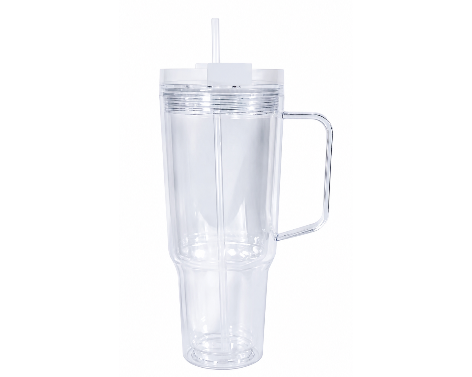 30oz Acrylic Customizable Snow Globe Tumbler Cup With Handle (Copy)