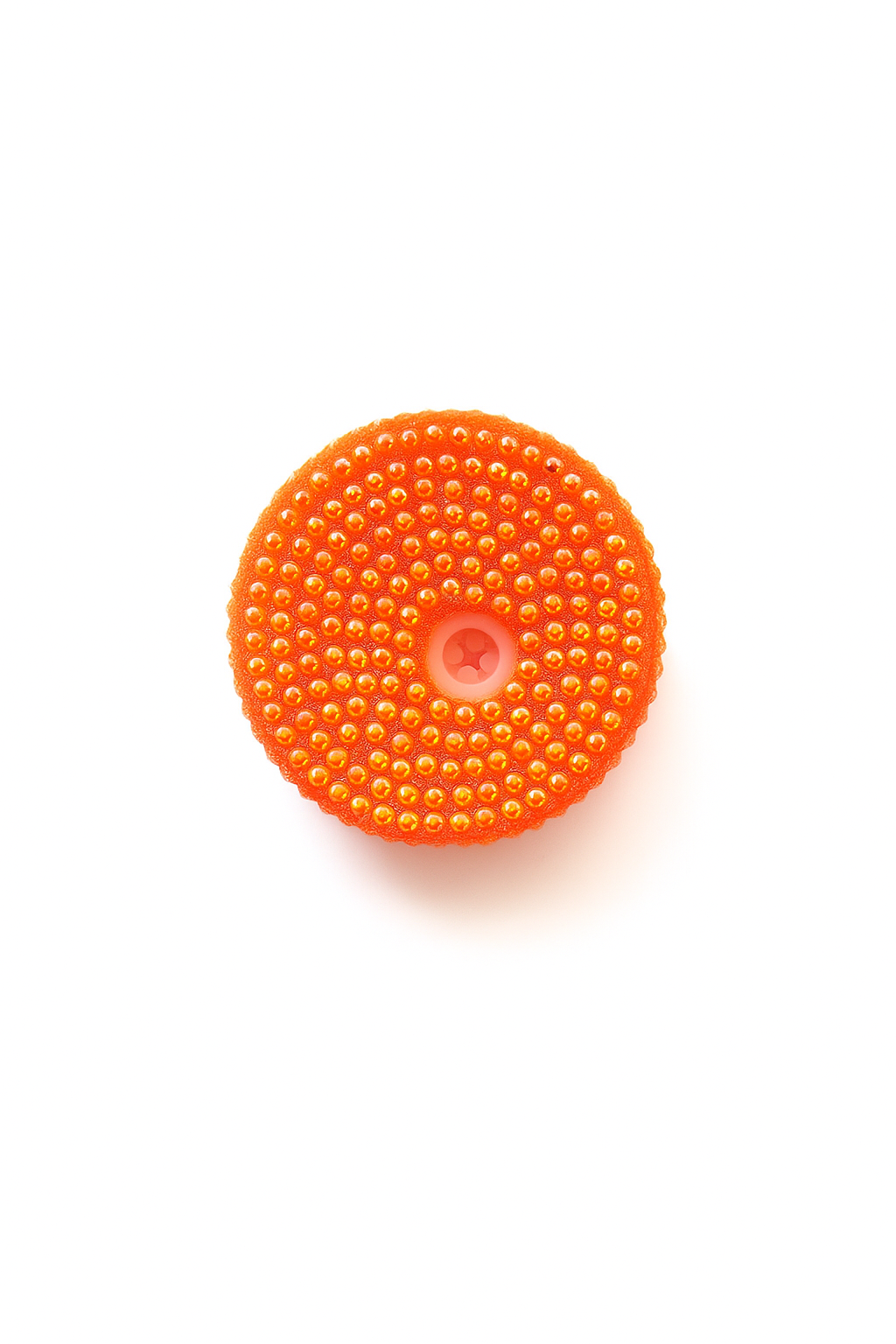 Orange Rhinestone Lid