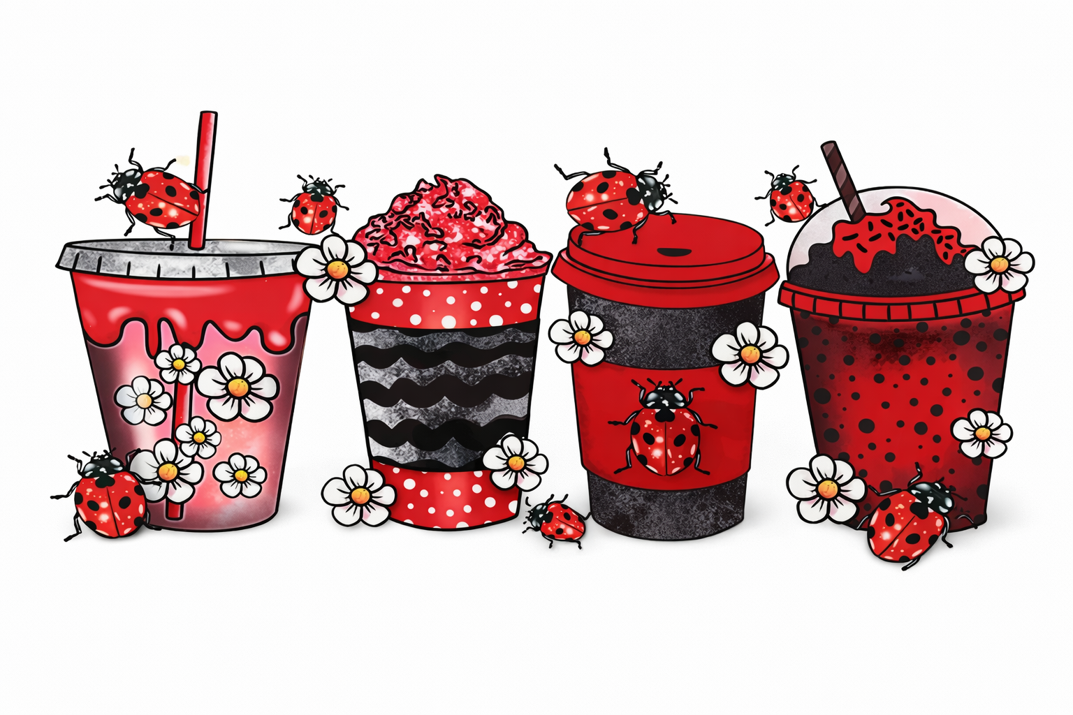 Drinks & Ladybugs #BV012