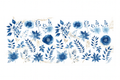 Blue Florals #FLR050