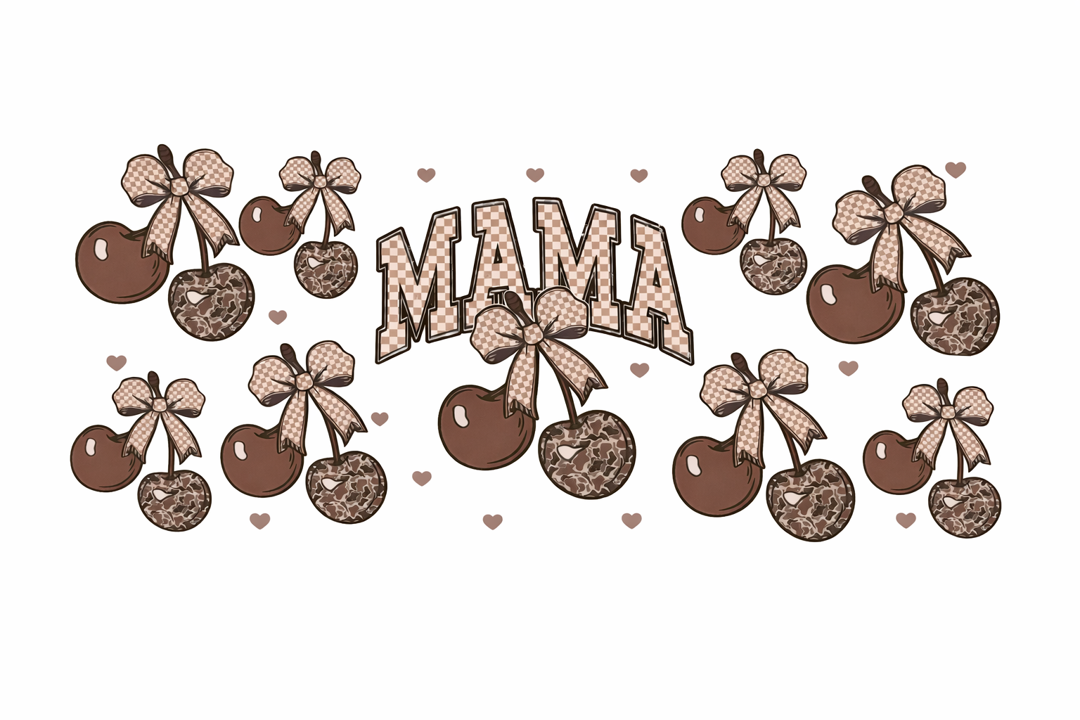 Gray/Brown Mama Cherries #MA041