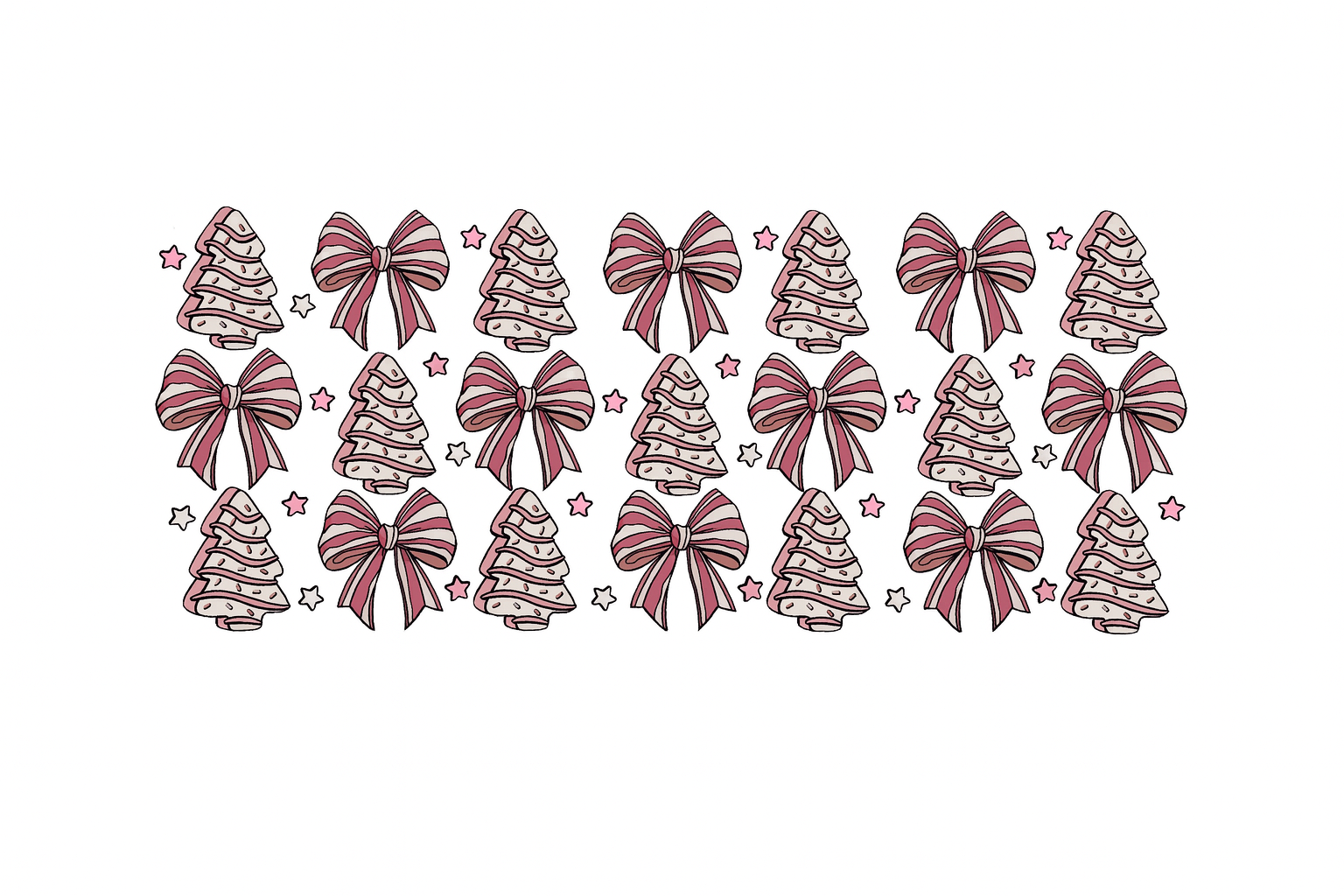 Pink Bow Christmas #CHR089