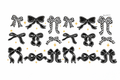Black & White Bows #BWS011