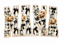 Mama Halloween Pattern Glitter Clear Film Screen Print Transfer CF-MM04
