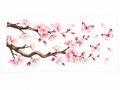 Cherry Blossoms & Butterflies #FLR059