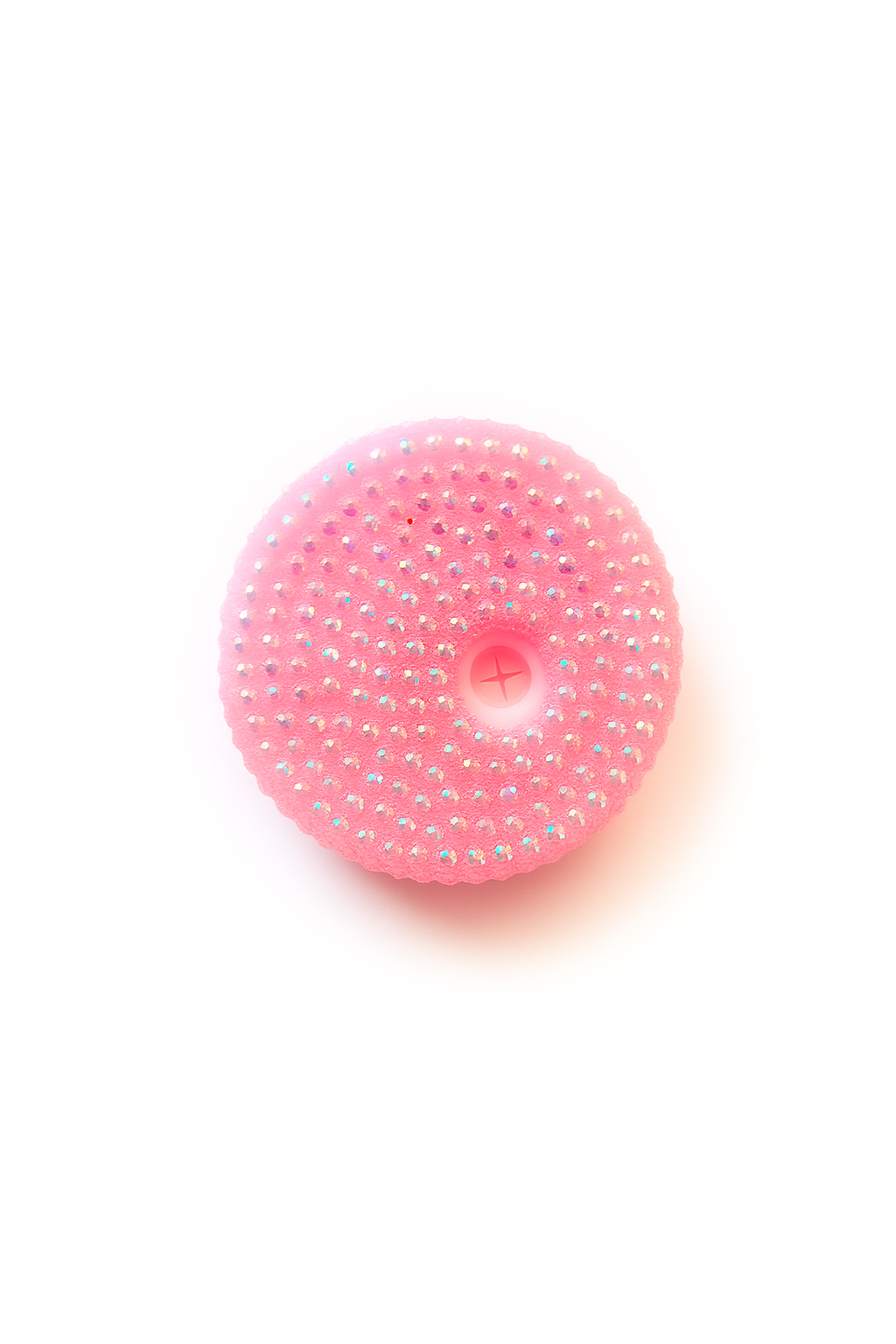 Pink Rhinestone Lid