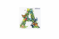 “A” Butterfly Garden Alphabet #AI053 - M