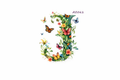 “J” Butterfly Garden Alphabet #AI062 - M