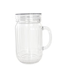 20 oz Mason Jar Snowglobe Tumbler Cup