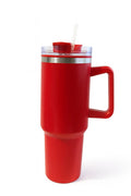 Red *Not Stainless Steel* 40z Tumbler Cup