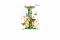 “I” Butterfly Garden Alphabet #AI061 - M