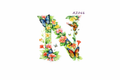 “N” Butterfly Garden Alphabet #AI066 - M
