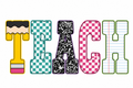 Teach Glitter Clear Film Screen Print Transfer CF-CR01