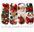 It’s The Most Wonderful Time Of The Year Glitter Clear Film Screen Print Transfer CF-CM17