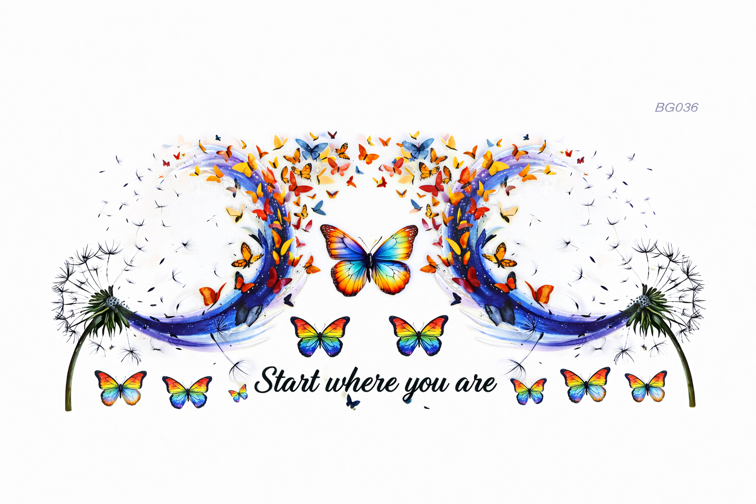 Start Where You Are Butterflies #BG036