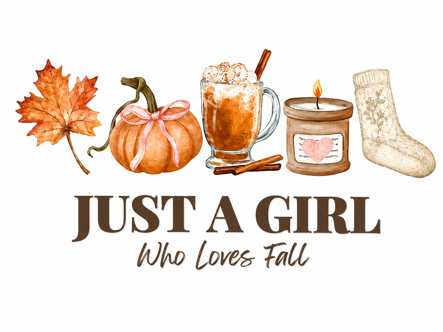 Just A Girl… Glitter Clear Film Screen Print Transfer CF-FL02
