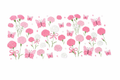 Pink Flowers & Butterflies #FLR057