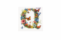 “Q” Butterfly Garden Alphabet #AI069 - M