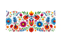 Mexican Colorful Floral Pattern #FLR027