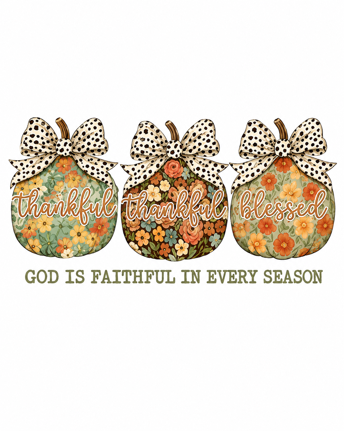 God is Faithful… Glitter Clear Film Screen Print Transfer CP-FL04