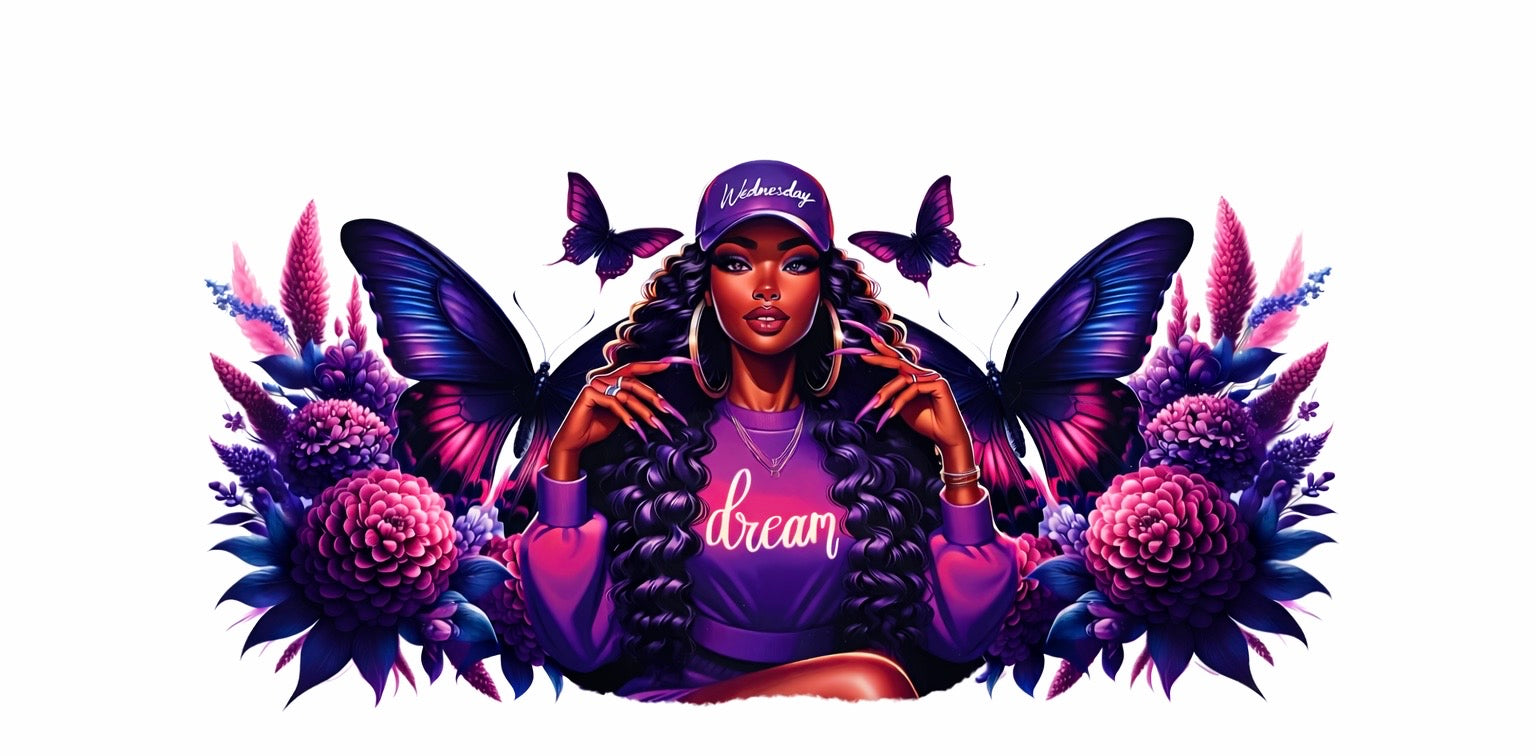 Purple butterflies #BGM031