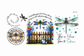 Dragonflies Appear From Heaven #BG020