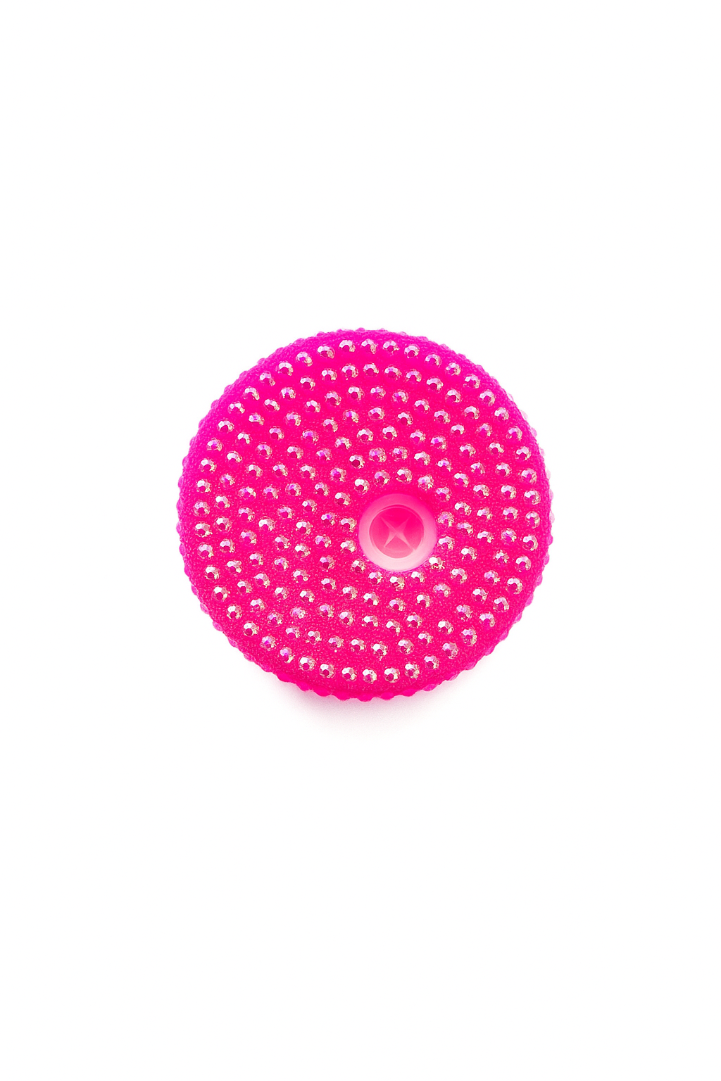 Hot Pink Rhinestone Lid