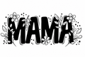 Floral Mama Screen Print Transfer SP-MM03