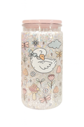 Pastel 16 oz Acrylic Tumbler Pink Top Ready To Ship