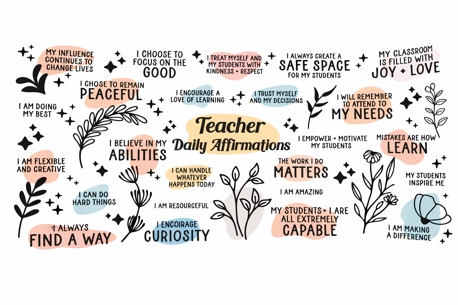 Teacher Daily Affirmations #CRR009