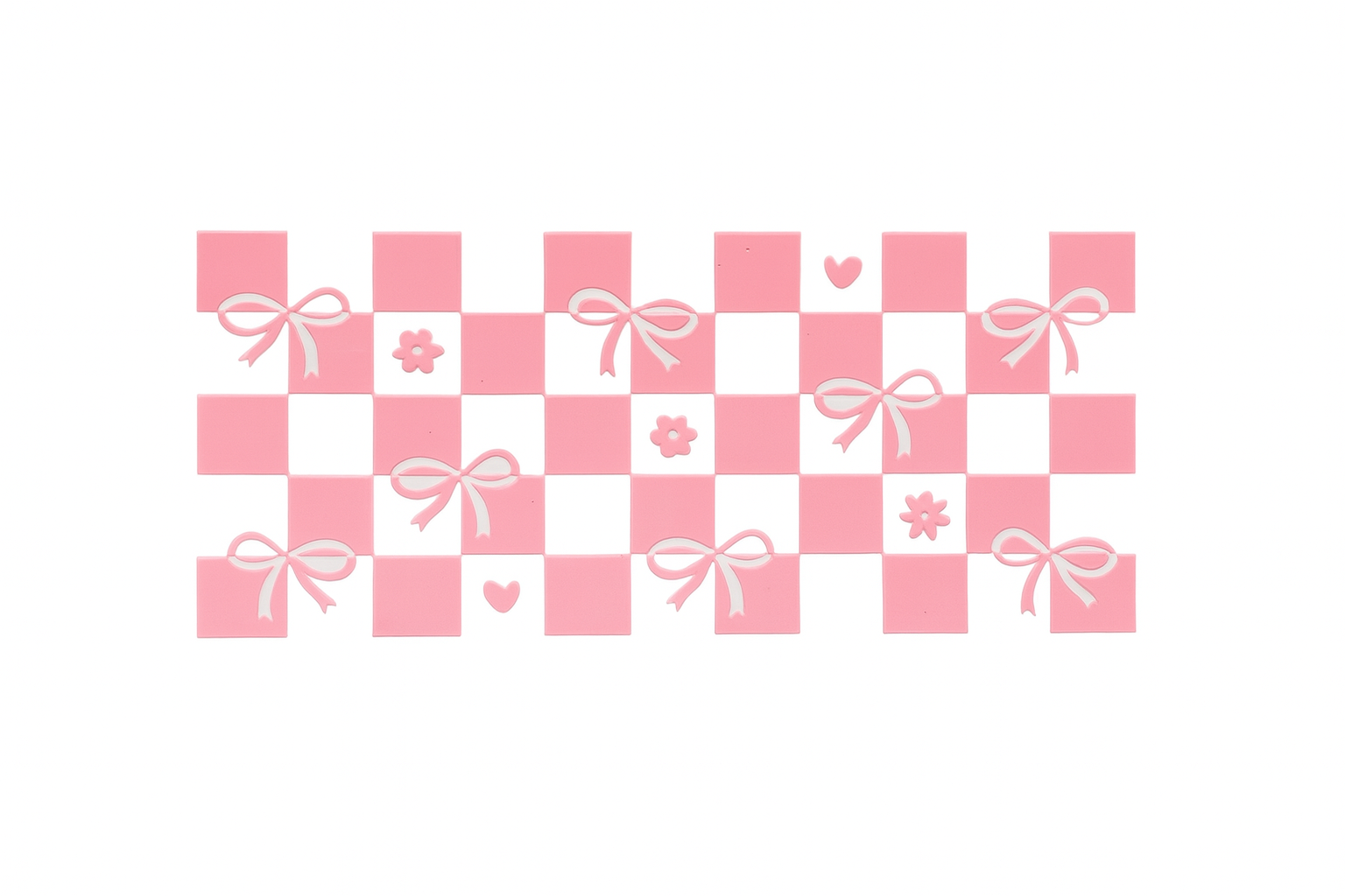 Checker Bow Print #FM026