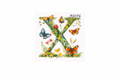 “X” Butterfly Garden Alphabet #AI076 - M