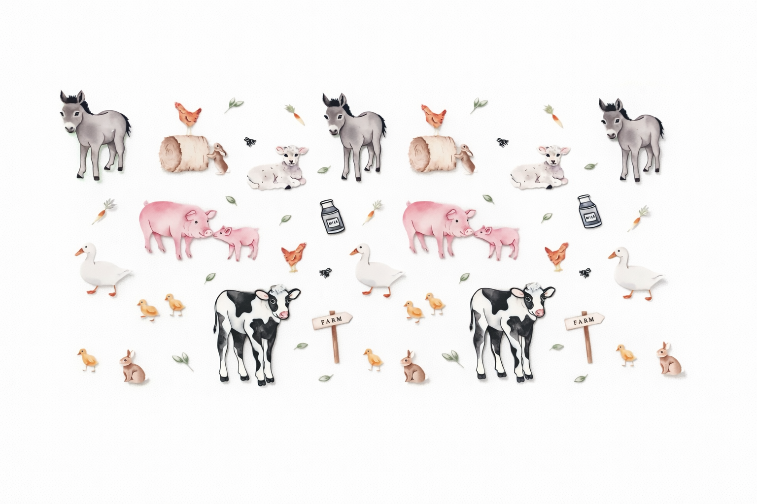 Dainty Farm Animals #FAR002