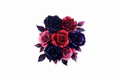 Vintage Purple & Pink Roses #FLR023 - M