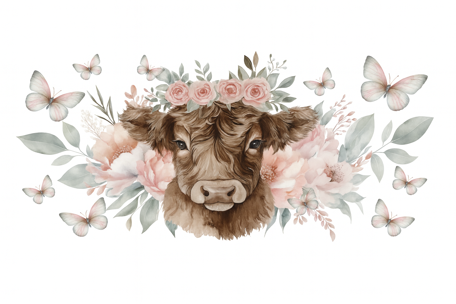 Dainty Highland Cow #FAR023